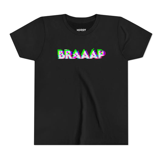 Glitchy Braaap  | Youth Motocross Tee