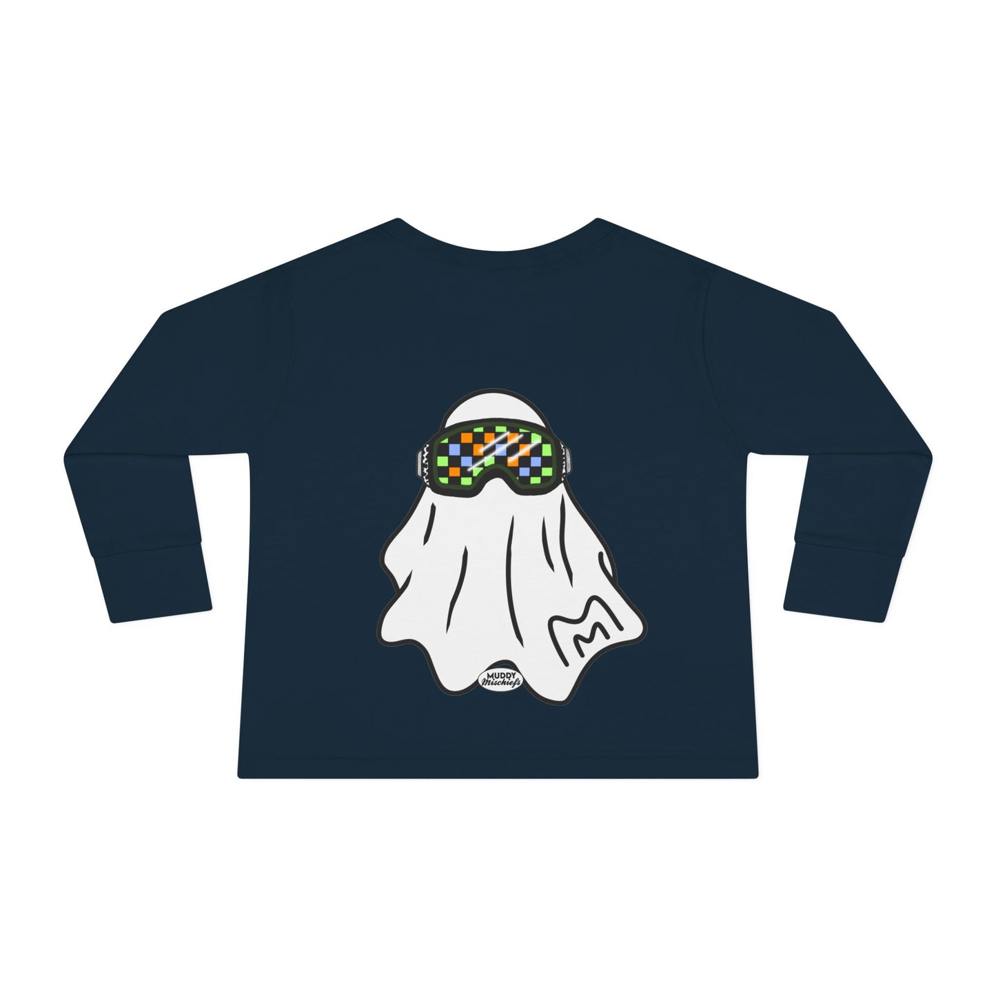 Solo Google Ghost | Unisex Toddler Halloween Motocross Tee