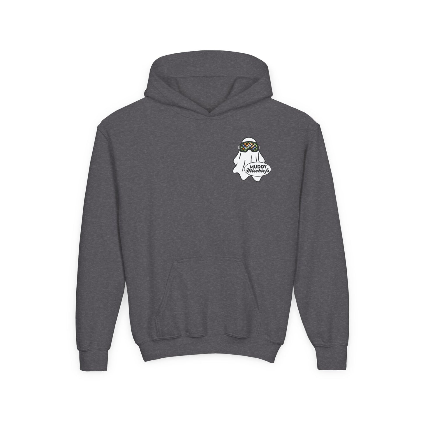 Goggle Ghost | Youth Halloween Motocross Hoodie