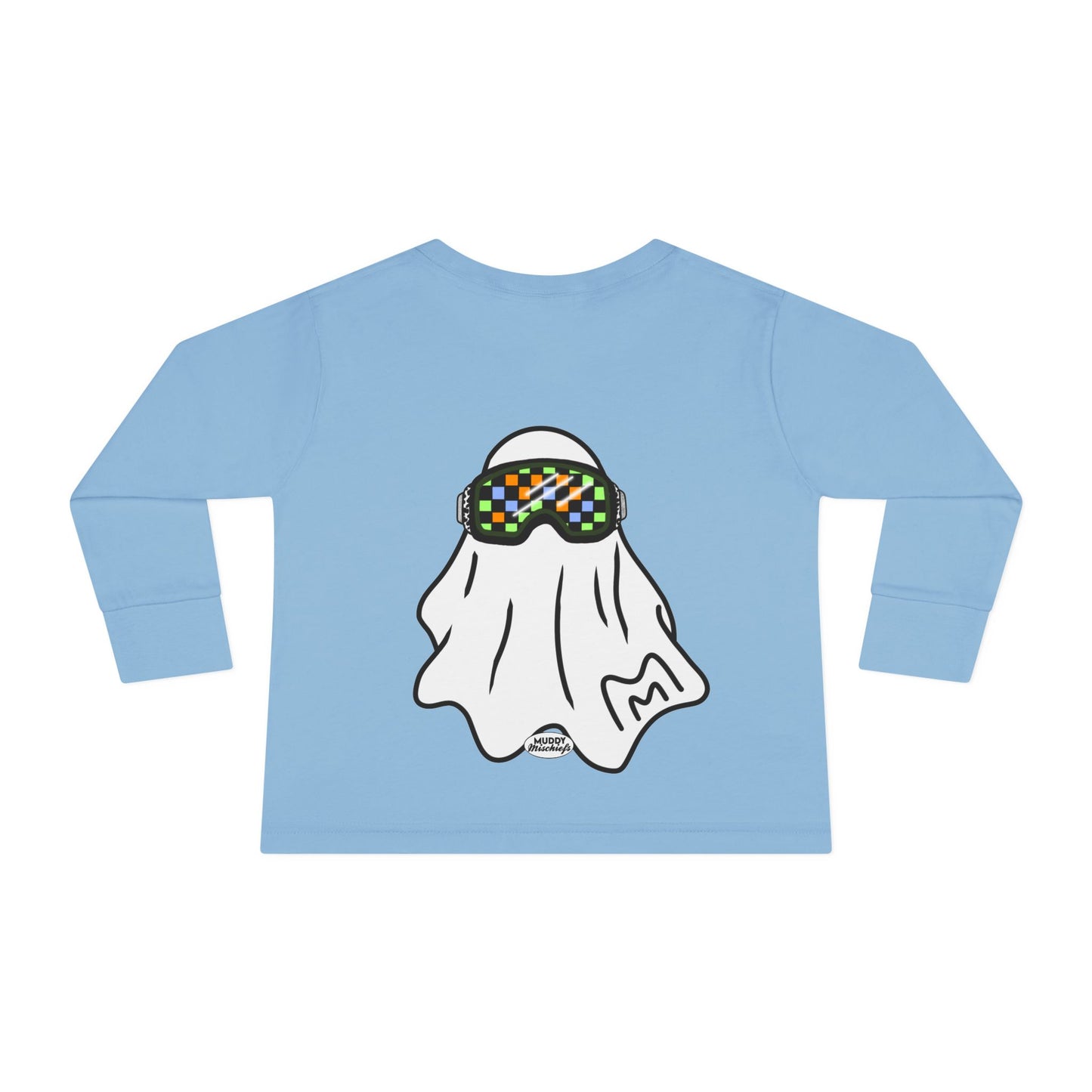 Solo Google Ghost | Unisex Toddler Halloween Motocross Tee