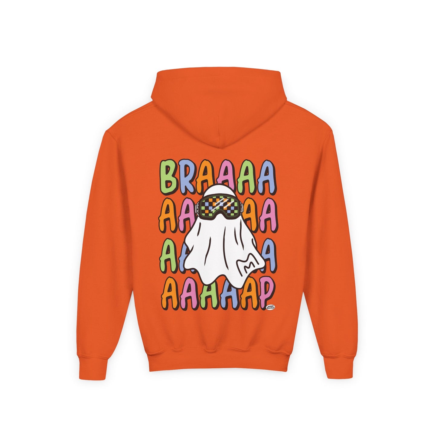 Goggle Ghost | Youth Halloween Motocross Hoodie