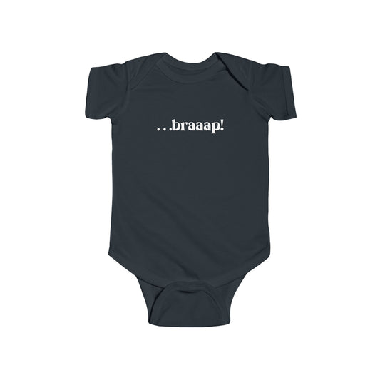 …braaap! | Mini Baby Motocross Onesie Bodysuit