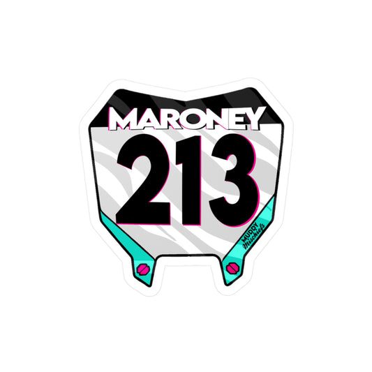 Custom Name Plate Sticker - plain | KissCut Vinyl Sticker