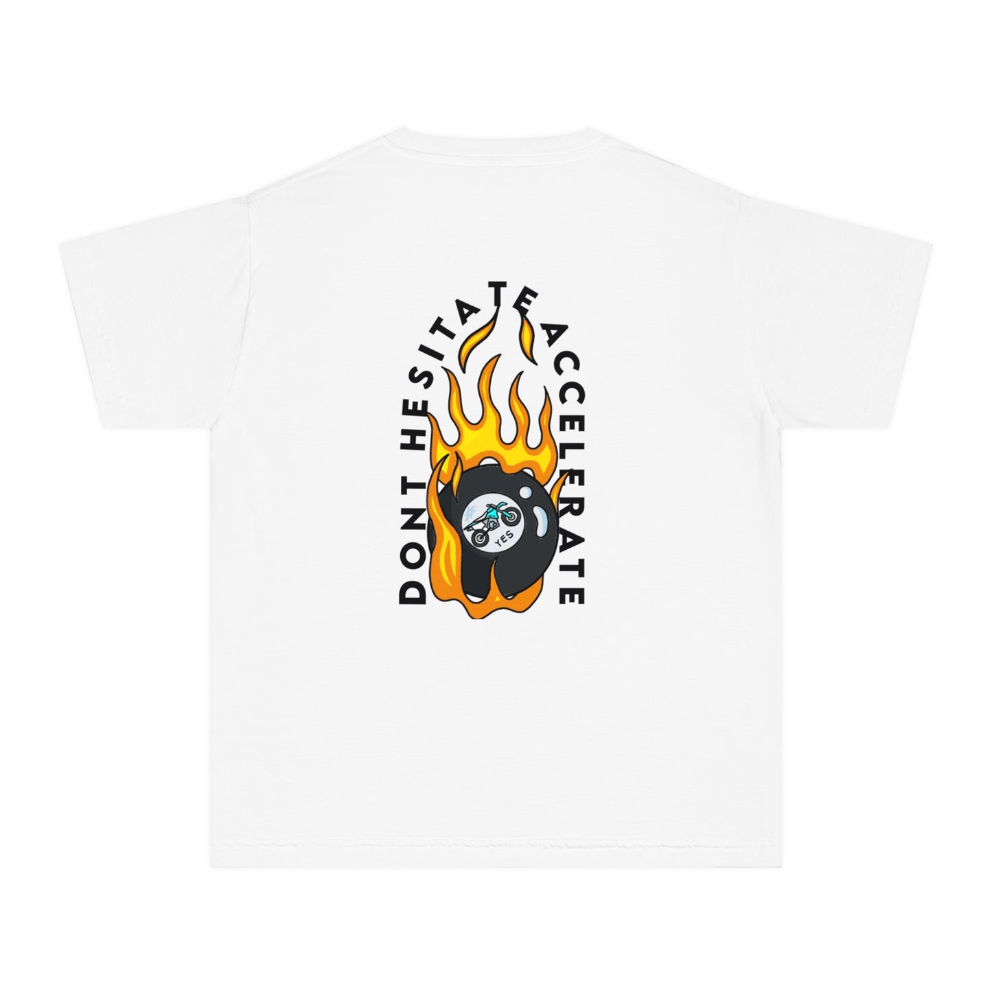 Don’t Hesitate, Accelerate | Youth Motocross Tee