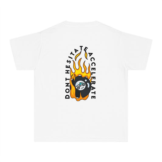 Don’t Hesitate, Accelerate | Youth Motocross Tee