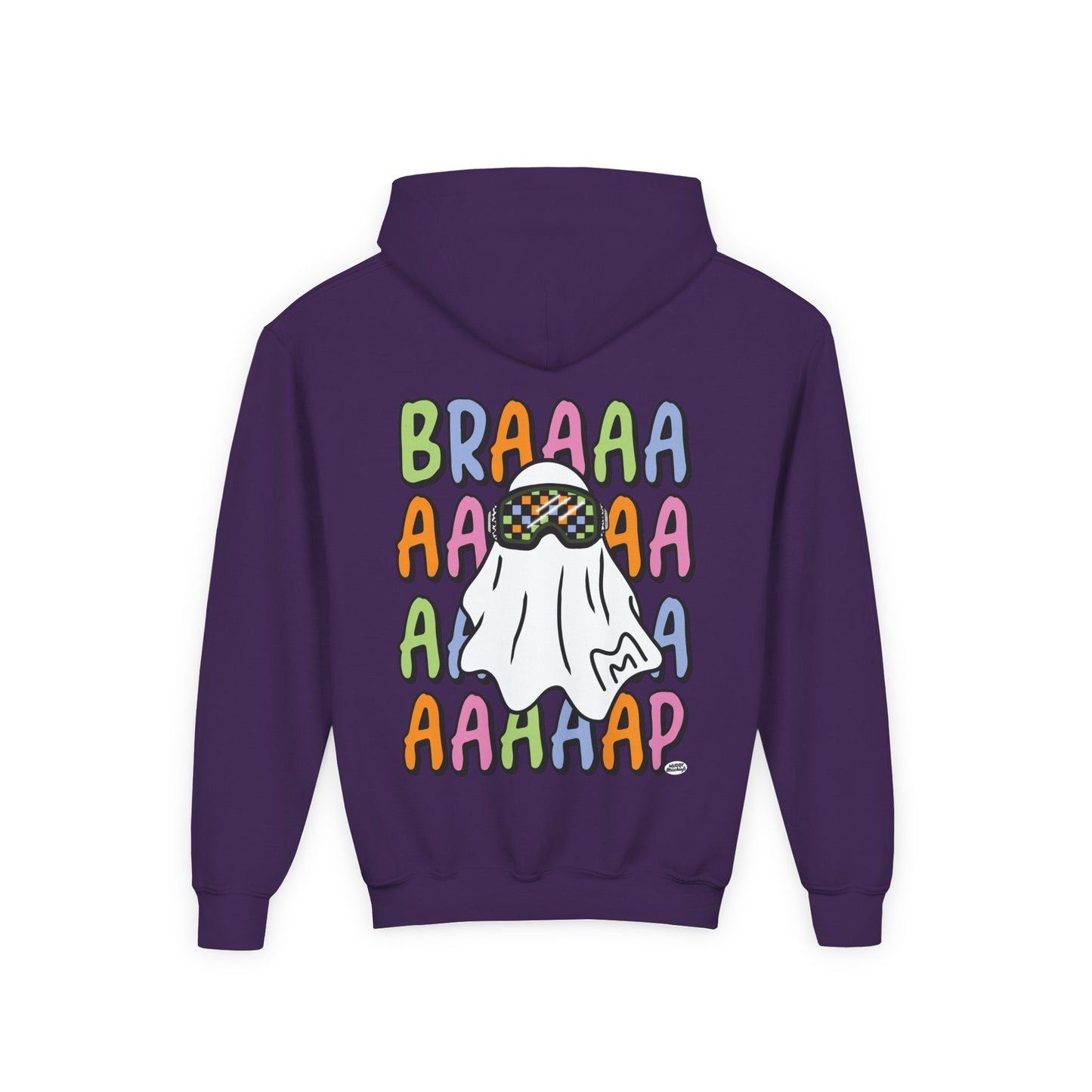 Goggle Ghost | Youth Halloween Motocross Hoodie