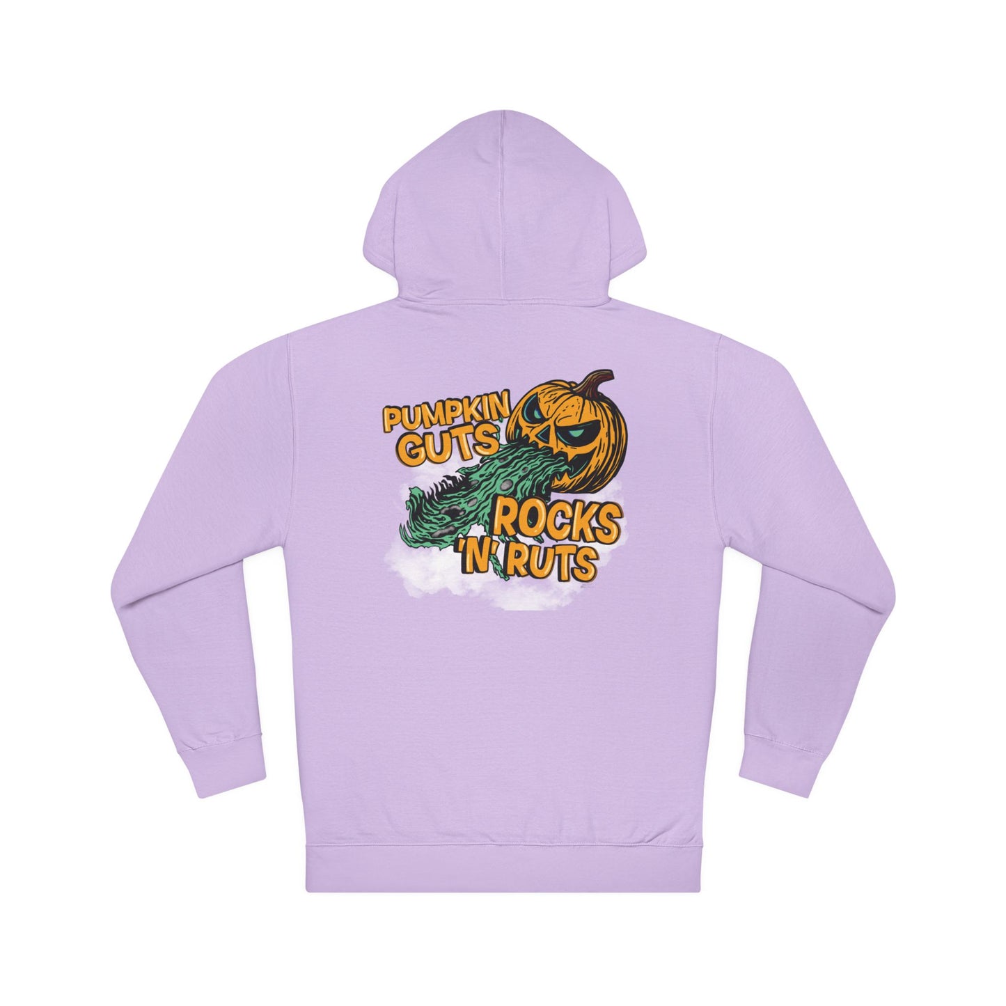 Pumpkin Guts, Rocks n Ruts | Unisex Adult Halloween Motocross Hoodie