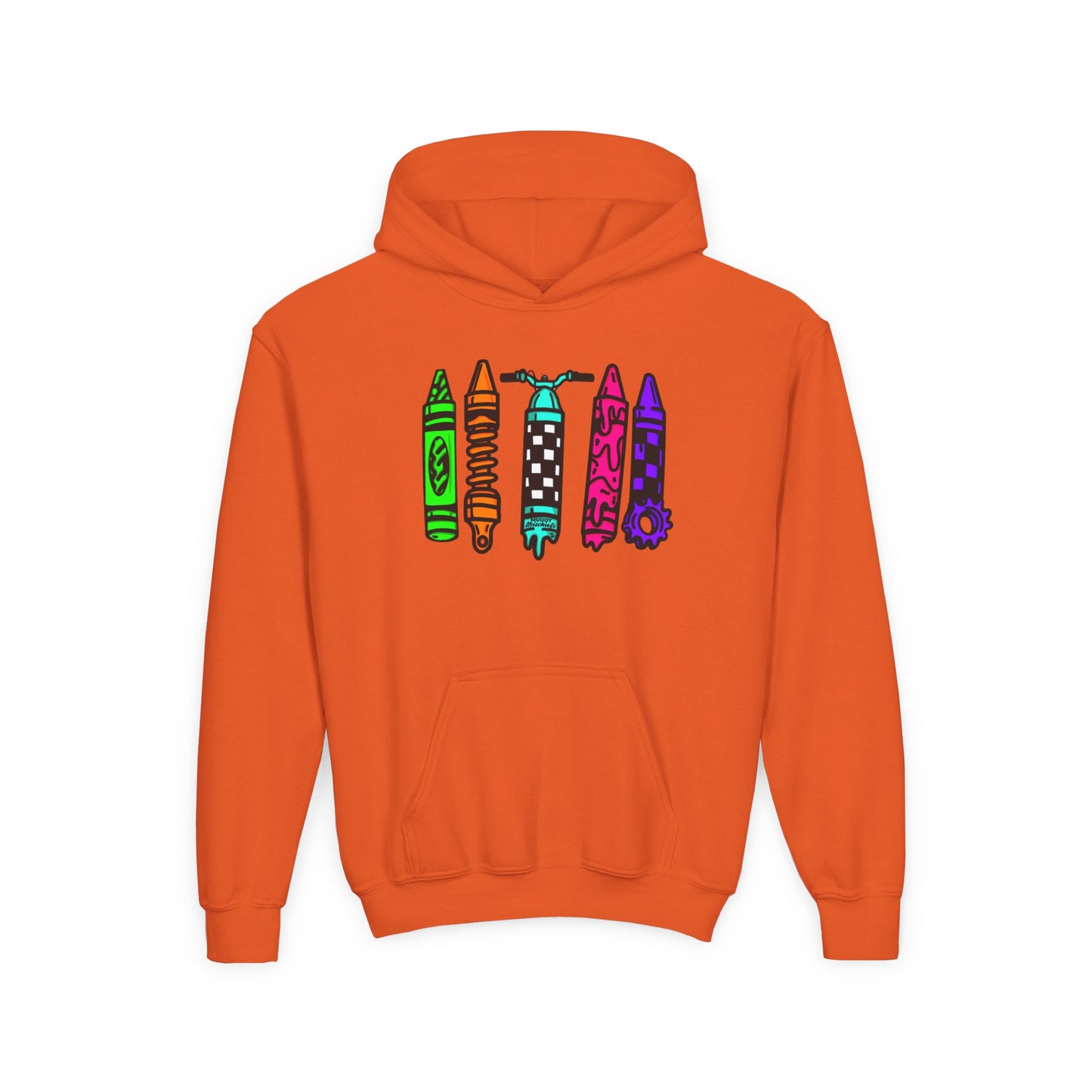 Crayons & Kickstands| Youth Motocross Hoodie