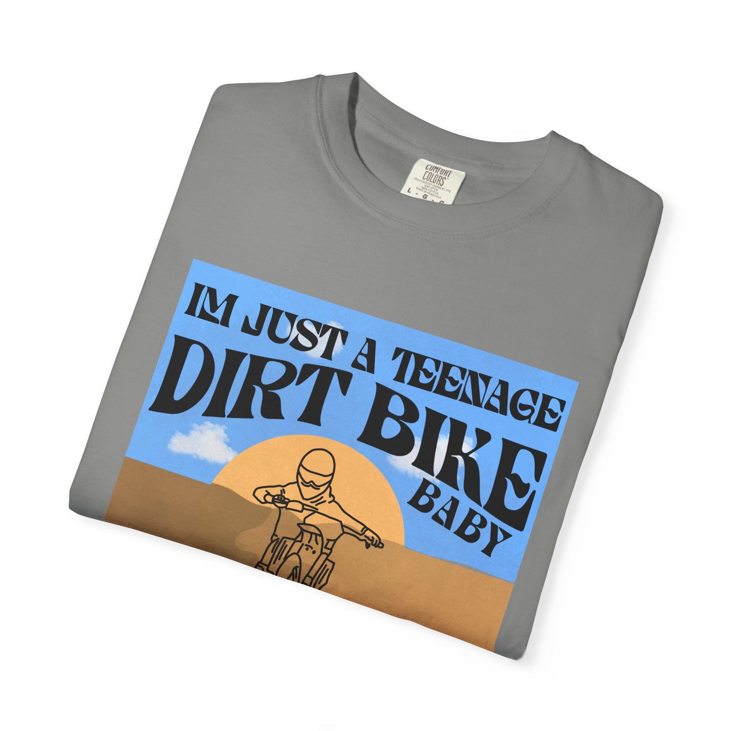 Teenage Dirtbike Baby | Adult Motocross Tee