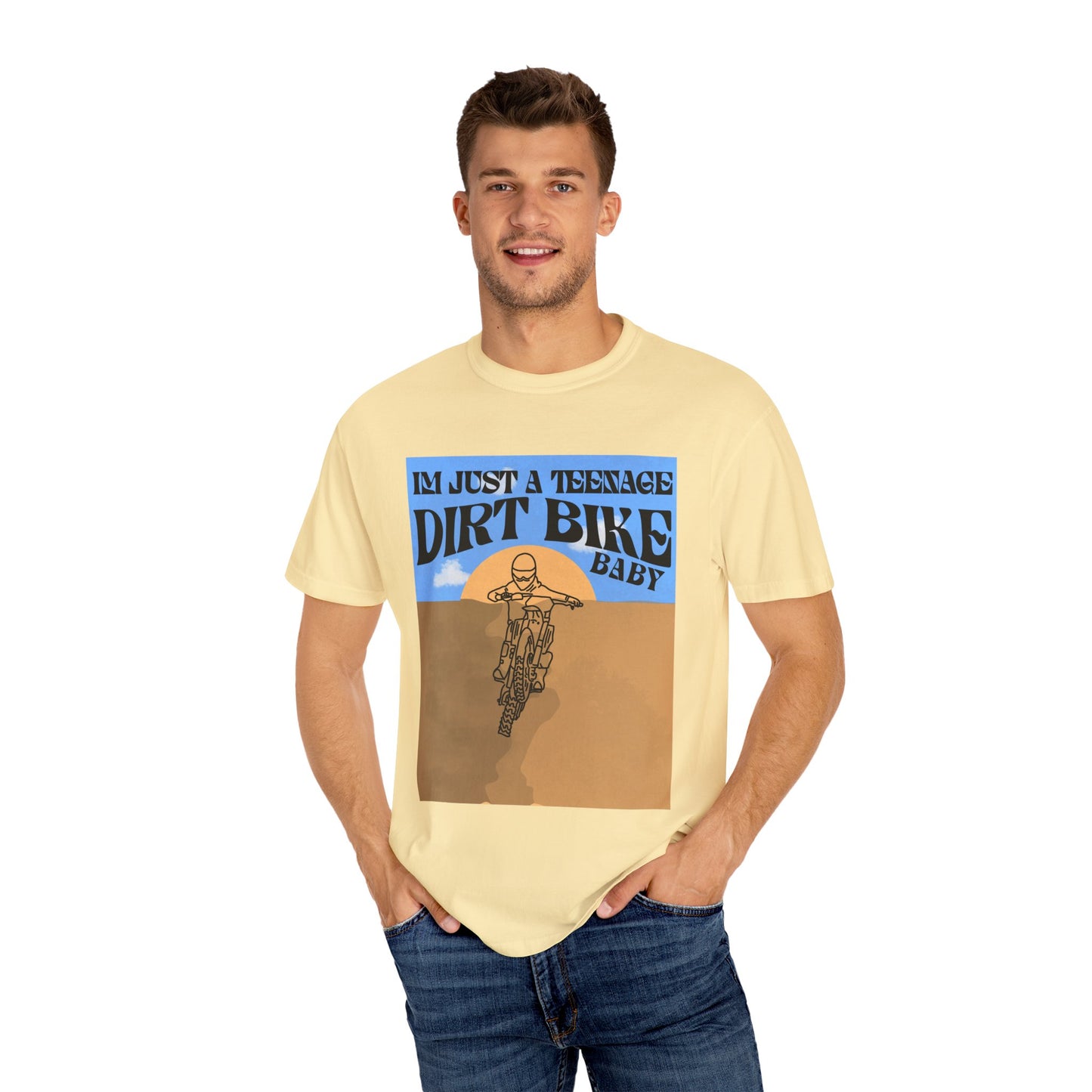 Teenage Dirtbike Baby | Adult Motocross Tee