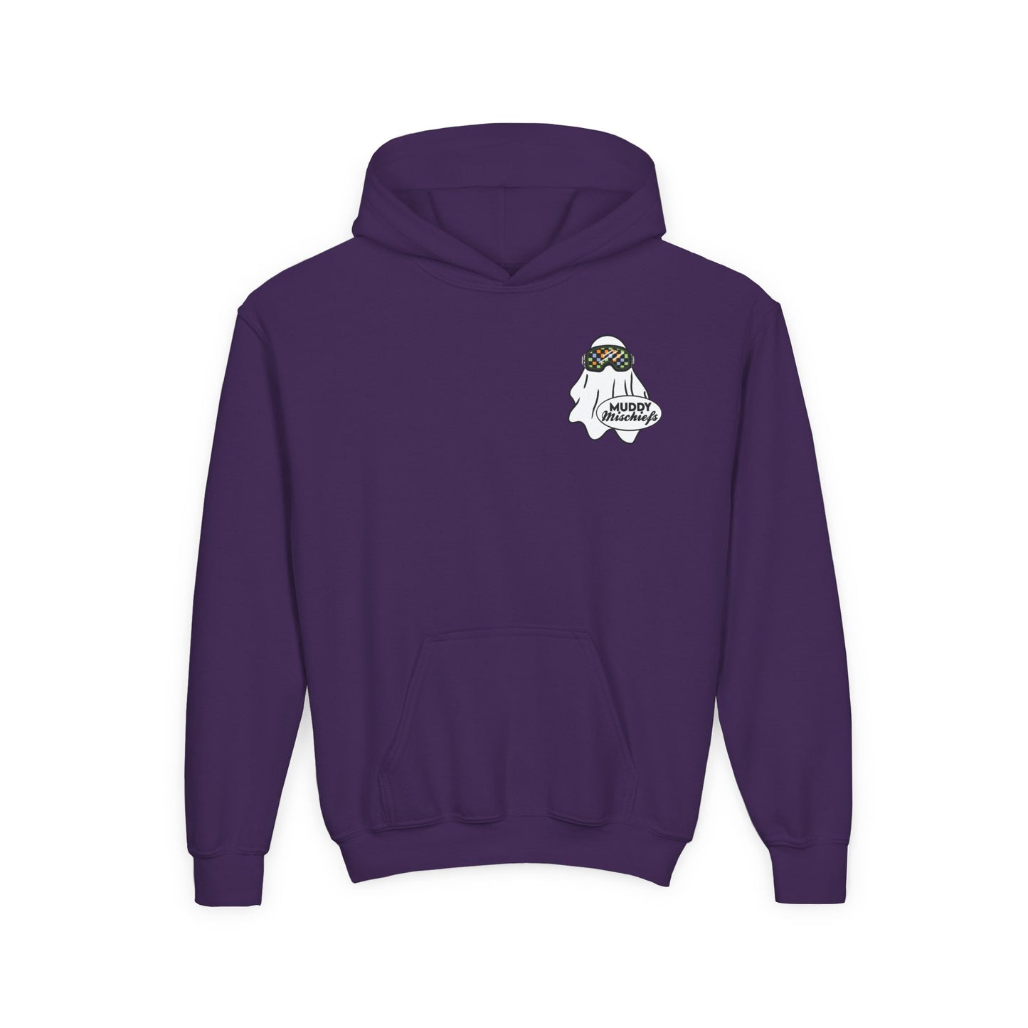 Goggle Ghost | Youth Halloween Motocross Hoodie