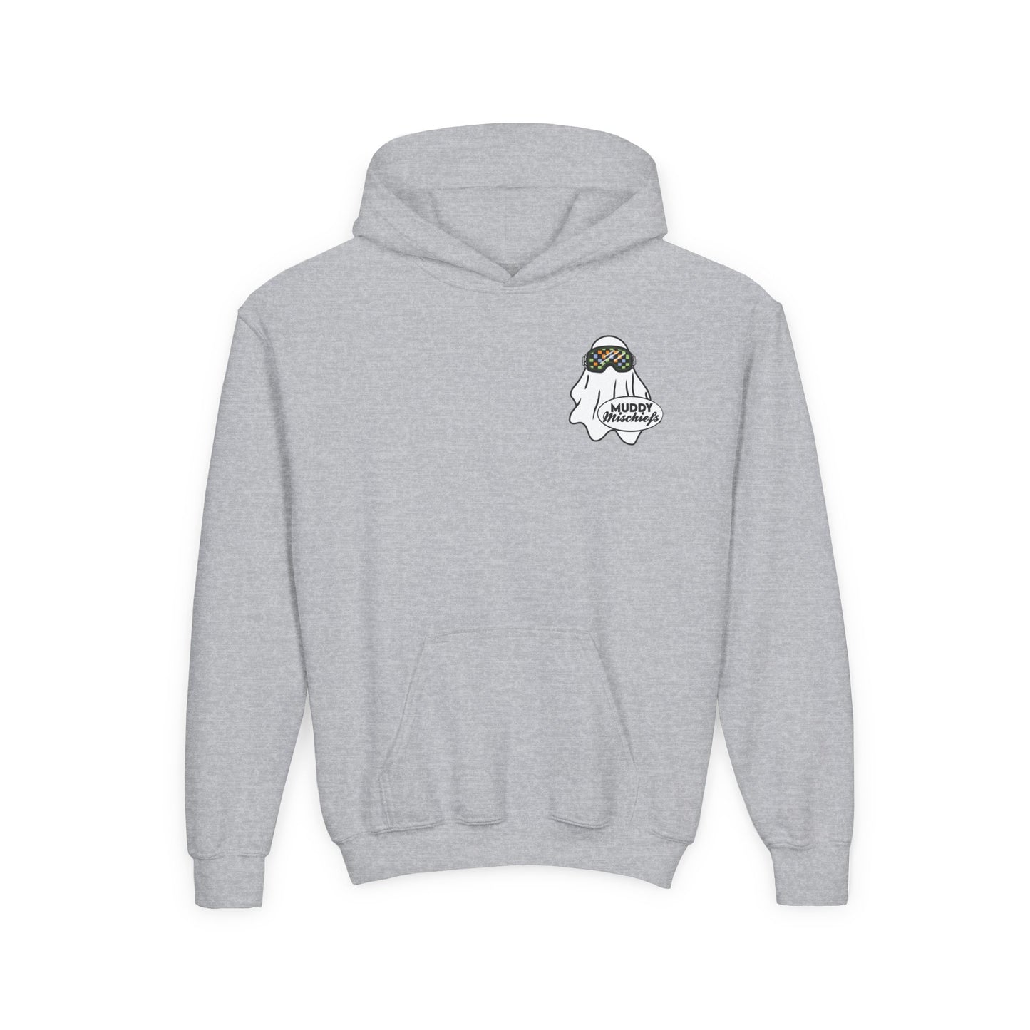 Goggle Ghost | Youth Halloween Motocross Hoodie