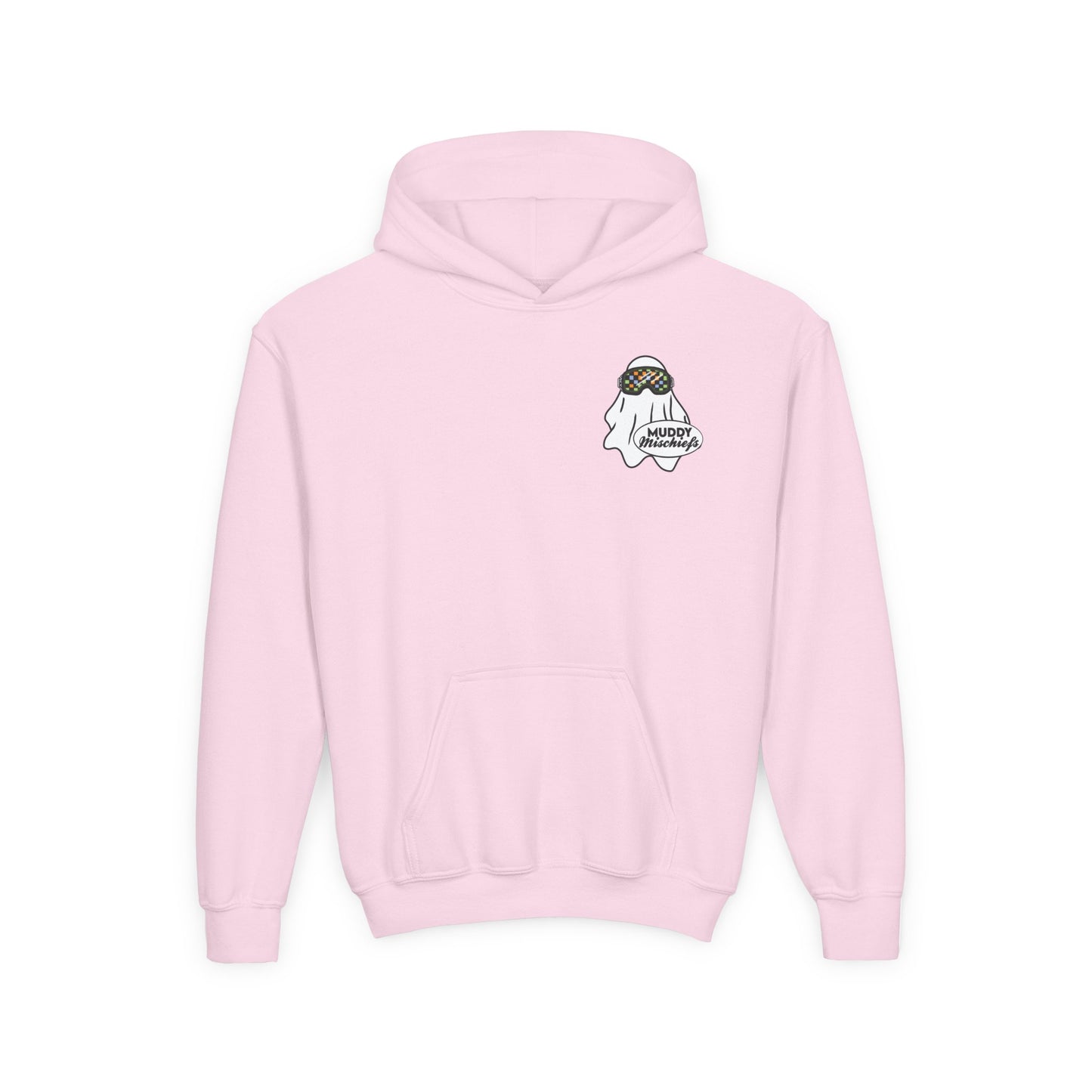 Goggle Ghost | Youth Halloween Motocross Hoodie