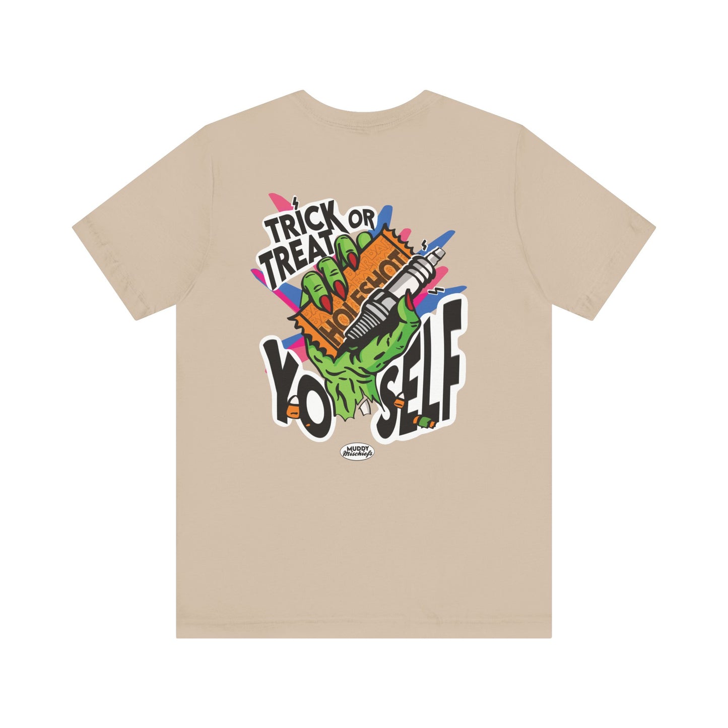 Copy of Trick or Treat Yo’self | Unisex Adult Halloween Motocross Tee