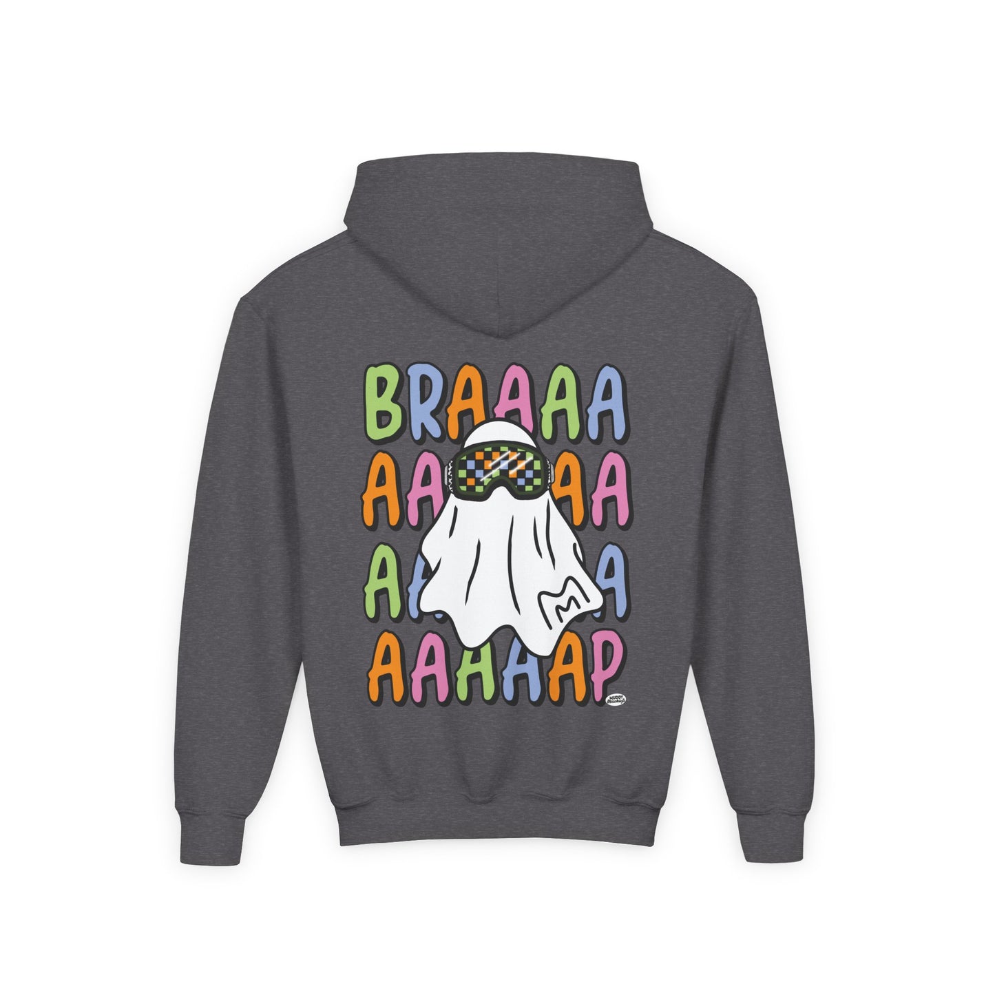 Goggle Ghost | Youth Halloween Motocross Hoodie