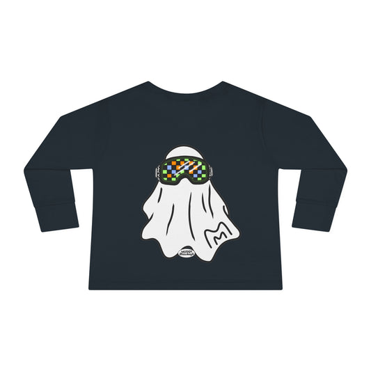 Solo Google Ghost | Unisex Toddler Halloween Motocross Tee