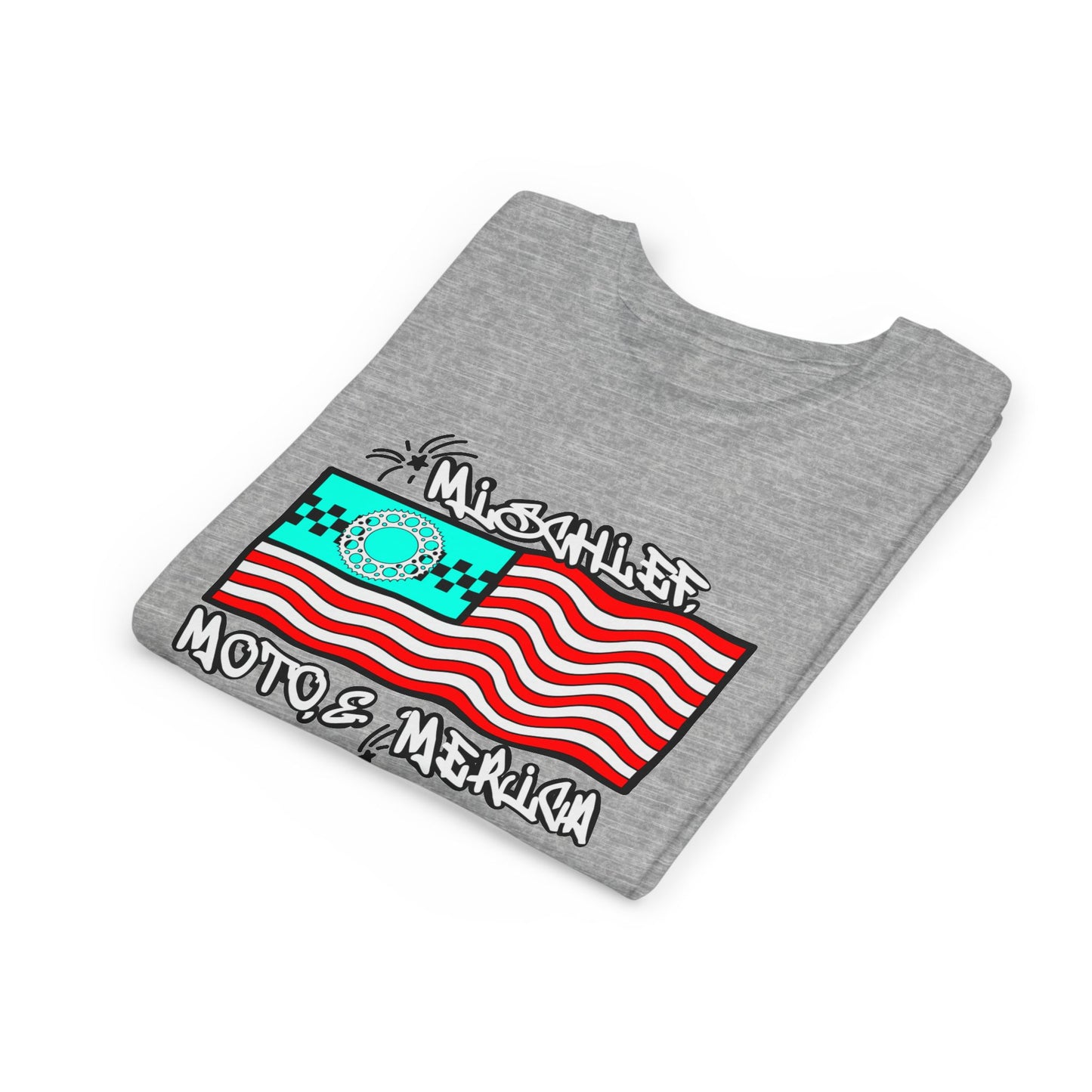 Mischief, Moto, & ‘Merica | Youth Motocross Tee |  2025