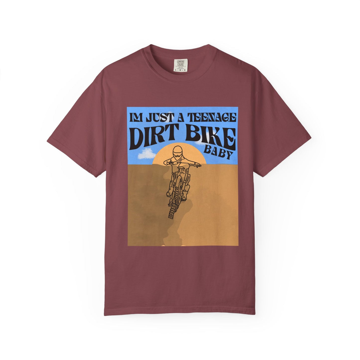 Teenage Dirtbike Baby | Adult Motocross Tee
