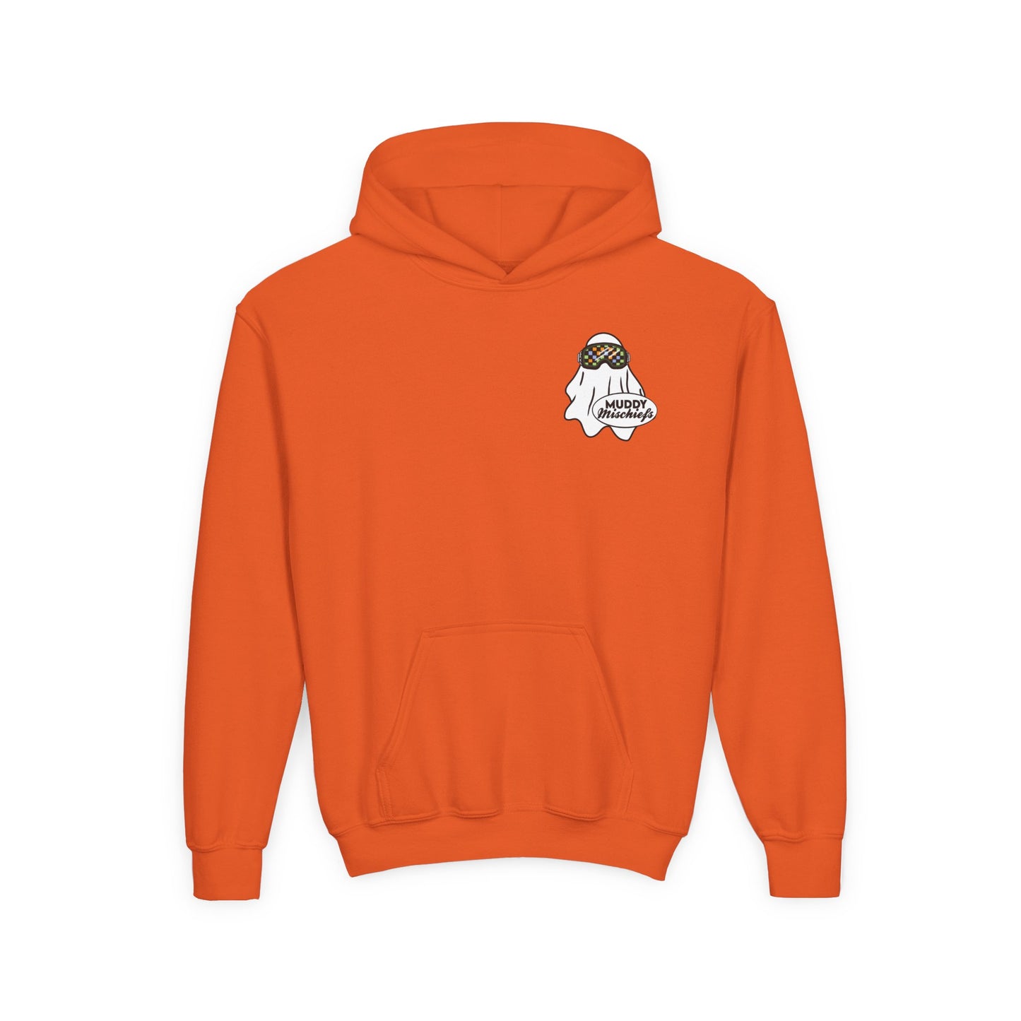 Goggle Ghost | Youth Halloween Motocross Hoodie