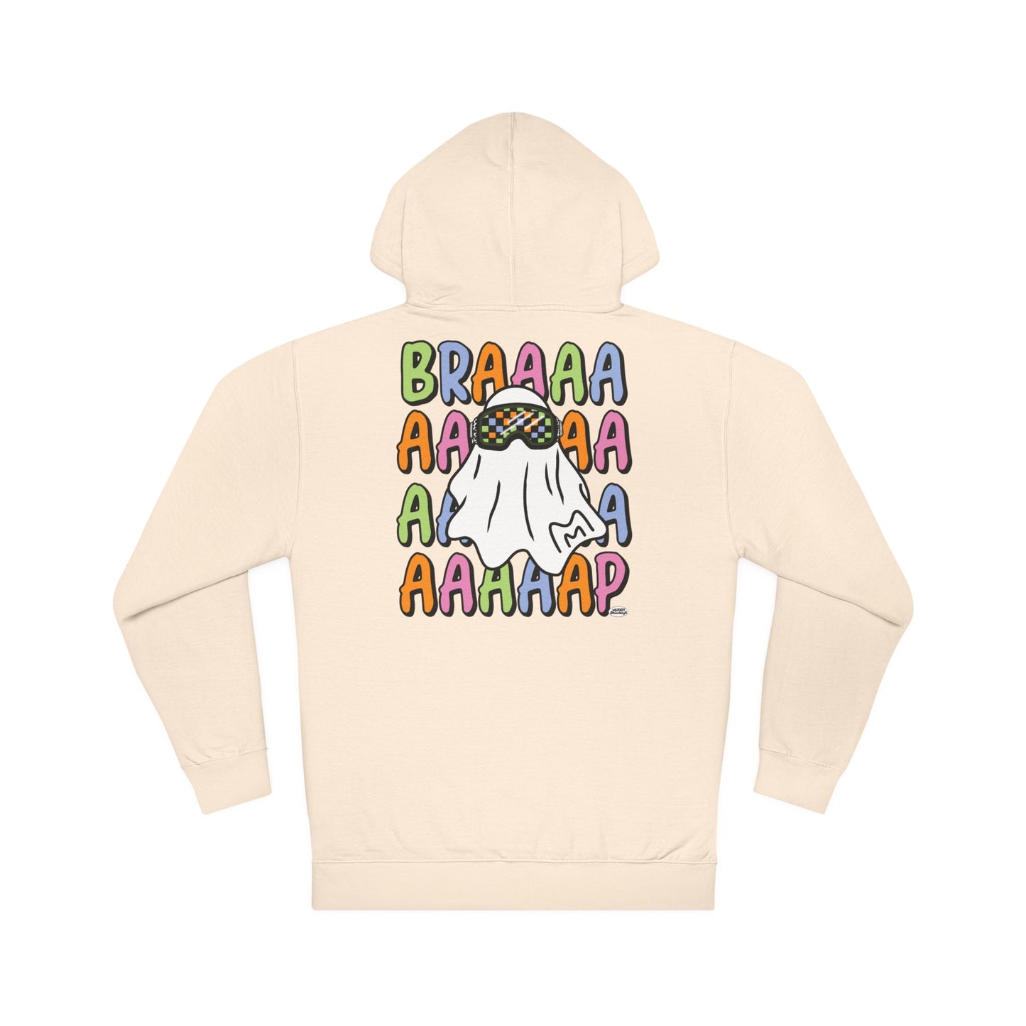 Goggle Ghost | Unisex Adult Halloween Motocross Hoodie