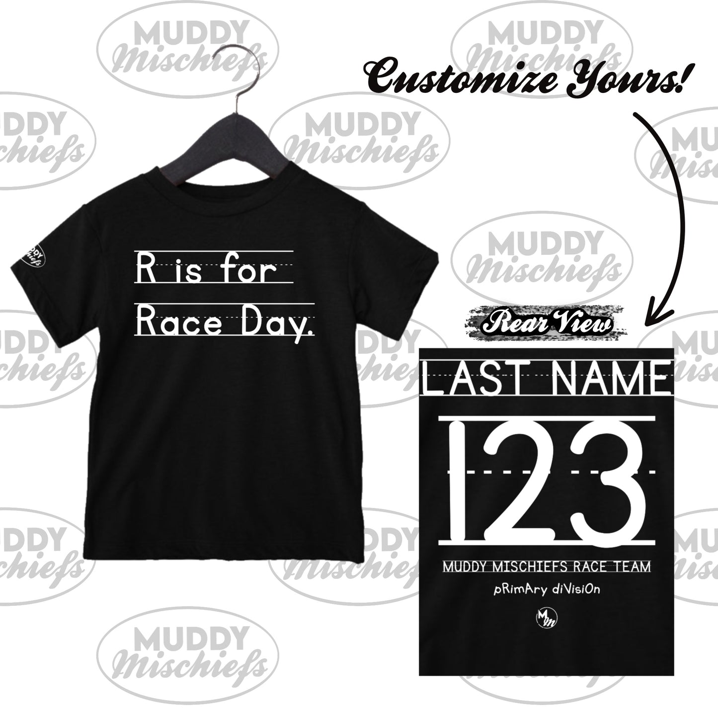 Primary Division “D is for Dirt bike…” | Toddler Motocross Shirt