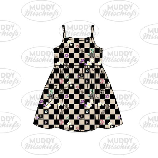 GRL PWR Dress | Moto-inspired Dress
