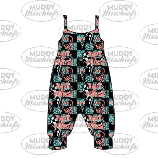 Fast x Fierce Romper | Moto-inspired Romper