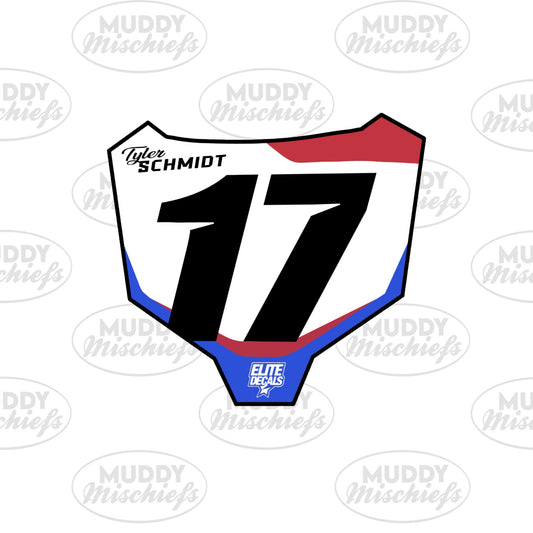 Custom Name Plate Sticker #17 KissCut Vinyl Sticker