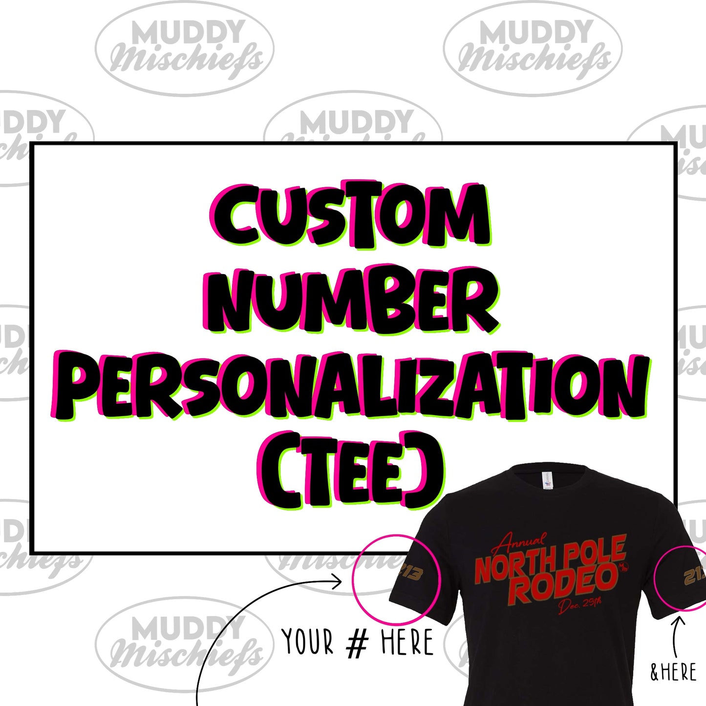 Short Sleeve Number Customization | Sleeve Add-On, Sleeve Personalization