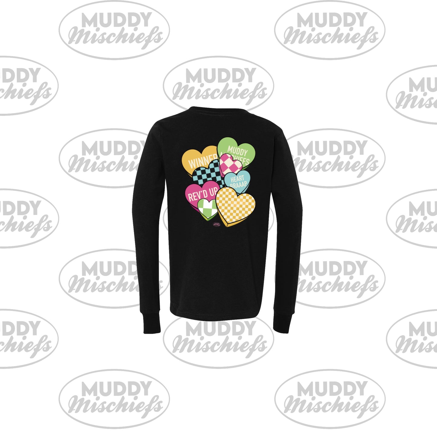 Candy Heart Dirt Bike Talk  | Infant/Toddler/Youth/Adult