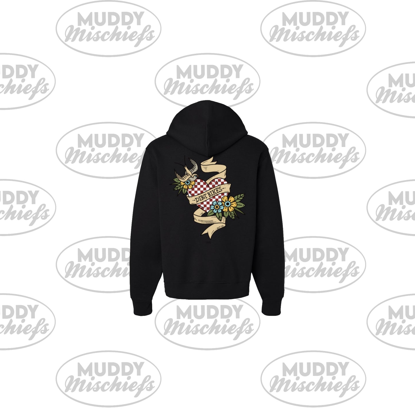 Rev It Up- Traditional Tattoo “Dirt Bike” Shirt  | Infant/Toddler/Youth/Adult