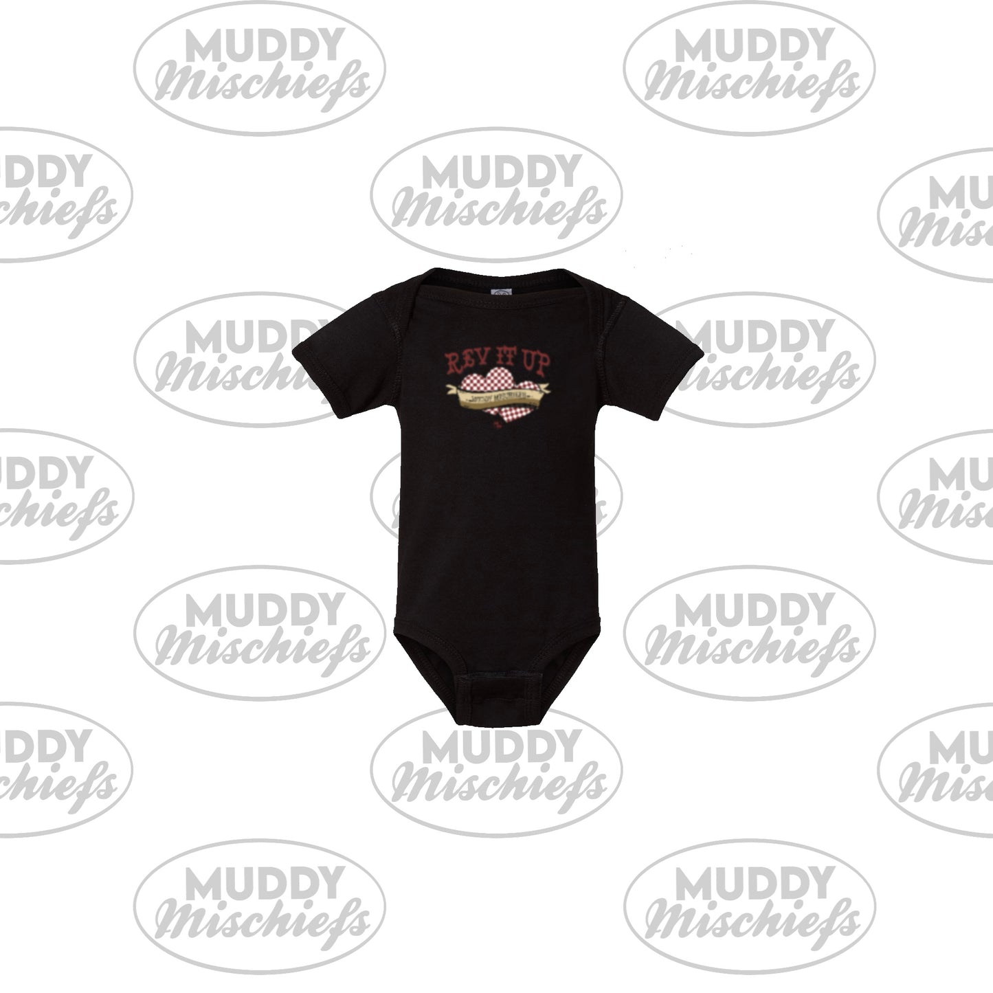 Rev It Up- Traditional Tattoo “Dirt Bike” Shirt  | Infant/Toddler/Youth/Adult